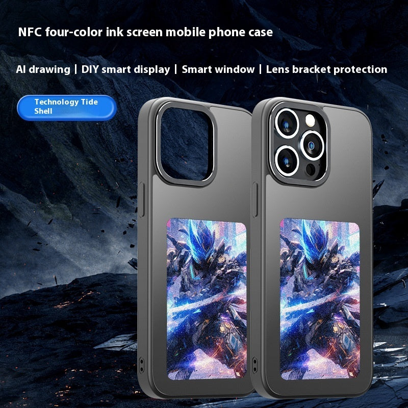 IPHONE Color Ink Screen Phone Case NFC Connection